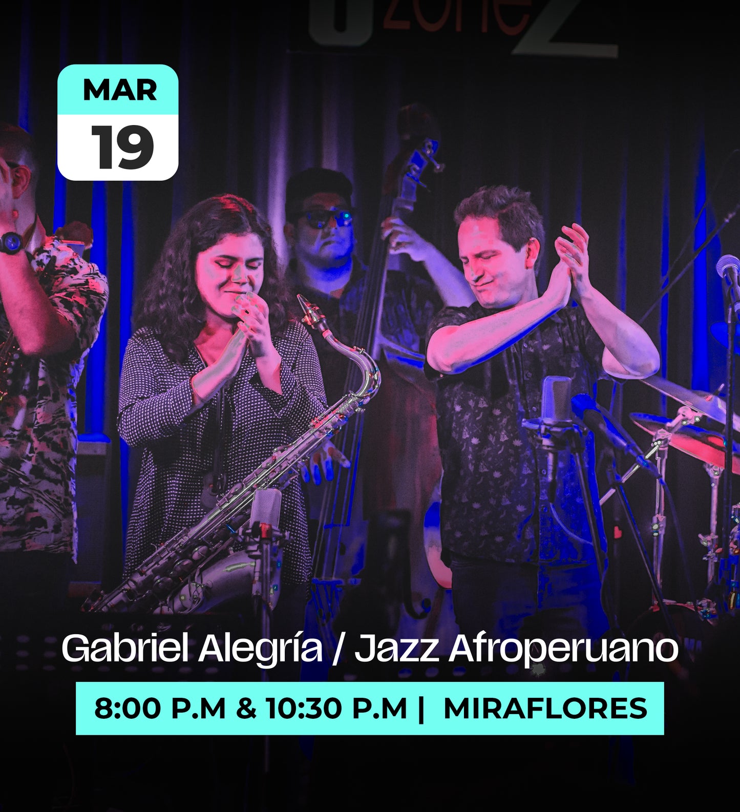 19 Mar | Gabriel Alegría Jazz Afroperuano