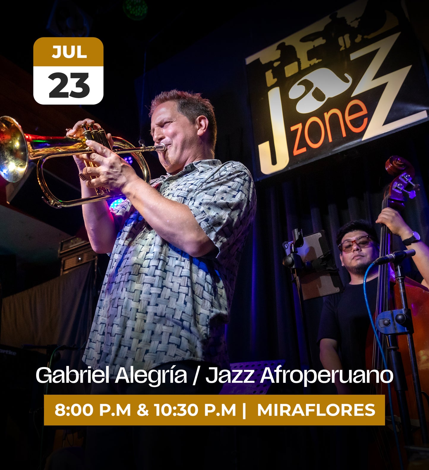 23 Jul | Gabriel Alegría Jazz Afroperuano