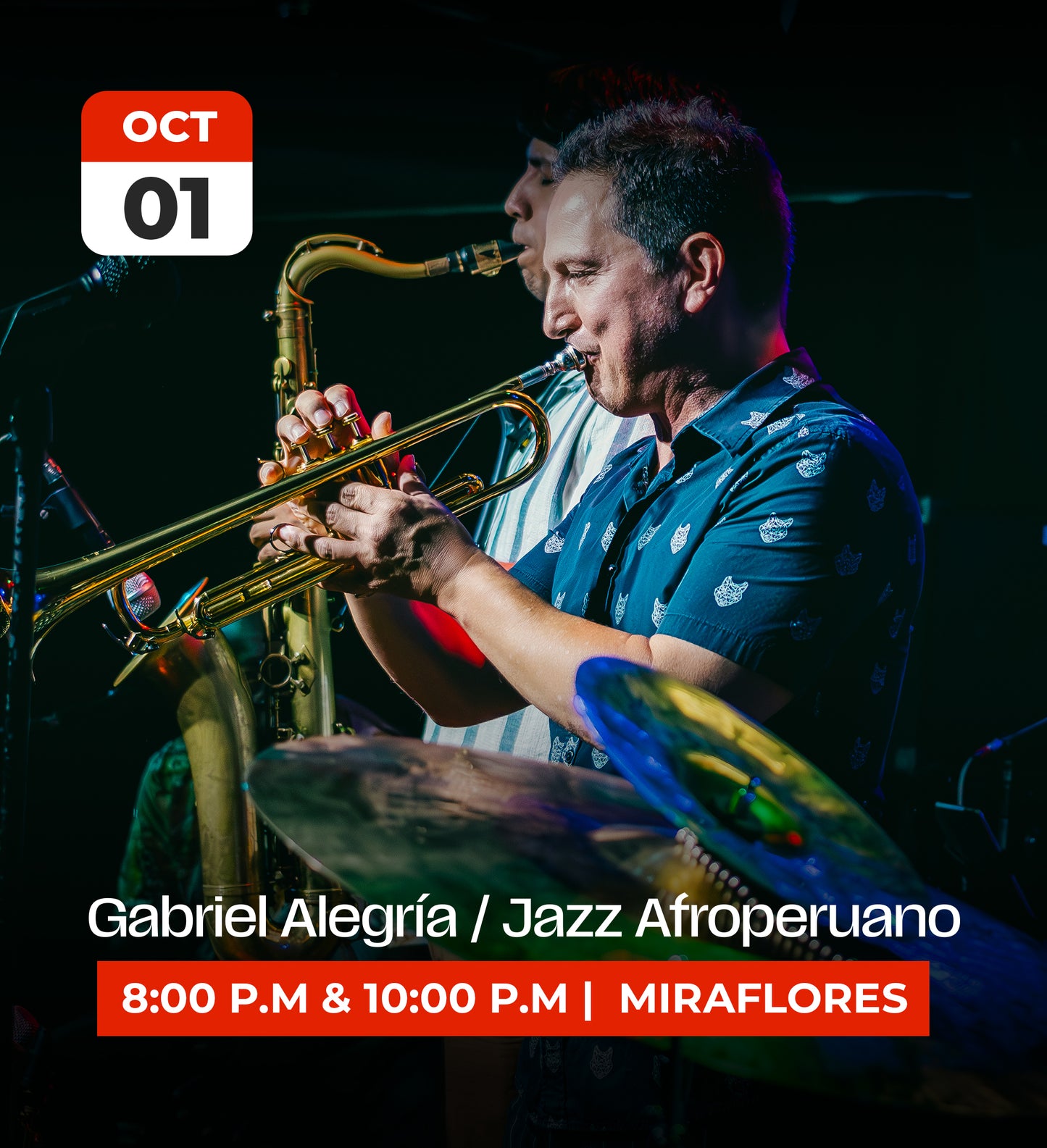 01 Oct | Gabriel Alegría Jazz Afroperuano