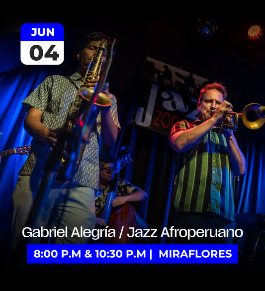 4 Jun | Gabriel Alegría Jazz Afroperuano