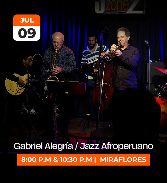 9 Jul | Gabriel Alegría Jazz Afroperuano