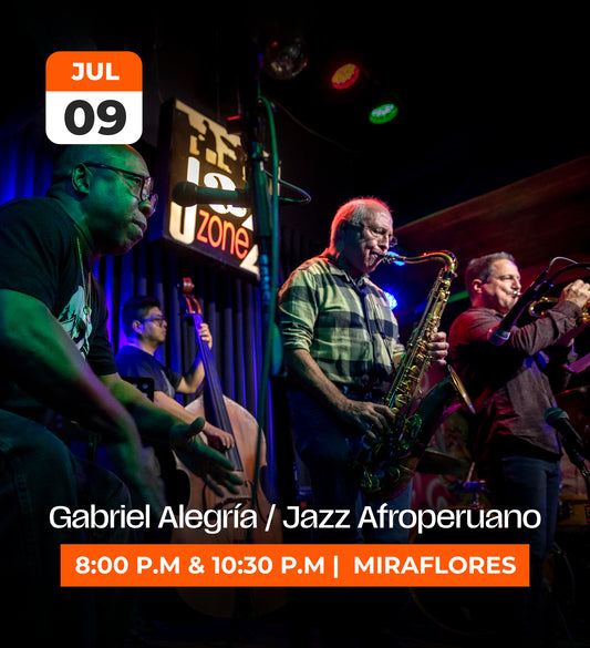 9 Jul | Gabriel Alegría Jazz Afroperuano