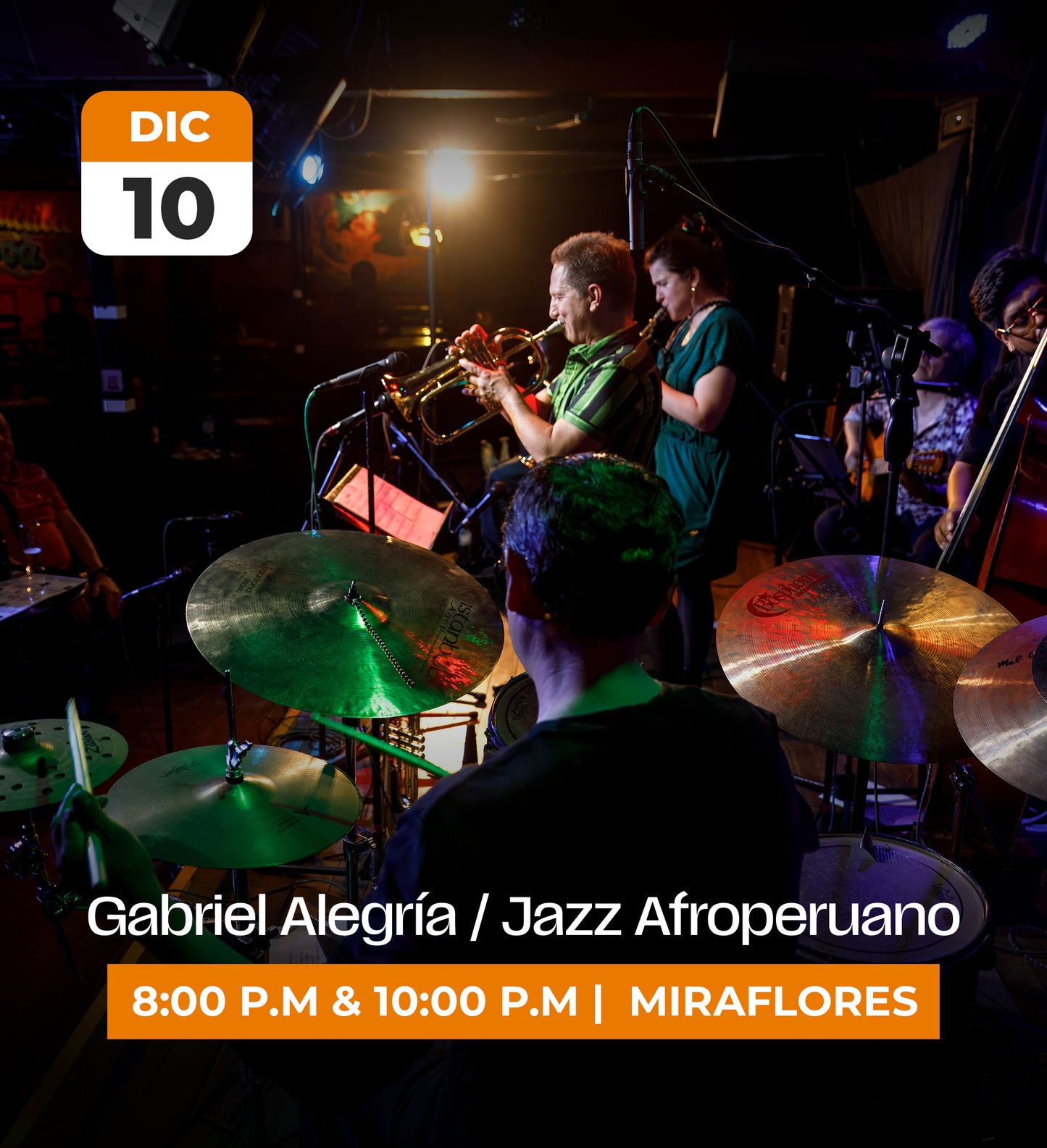 10 Dec | Gabriel Alegría Jazz Afroperuano