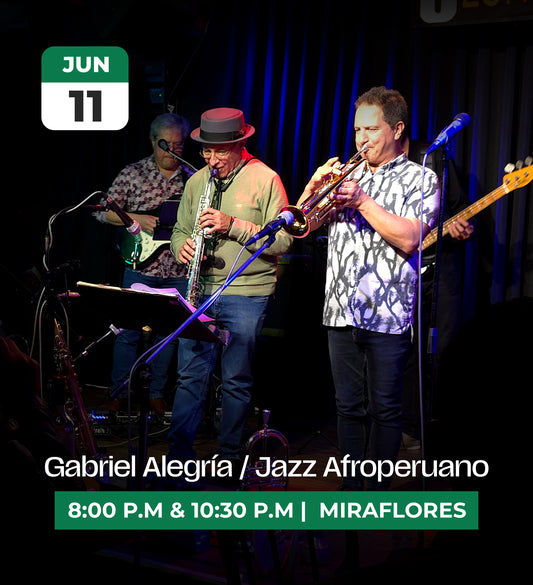 11 Jun | Gabriel Alegría Jazz Afroperuano