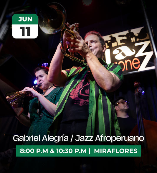 11 Jun | Gabriel Alegría Jazz Afroperuano