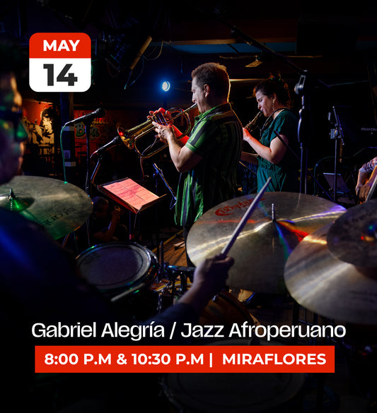 14 May | Gabriel Alegría Jazz Afroperuano