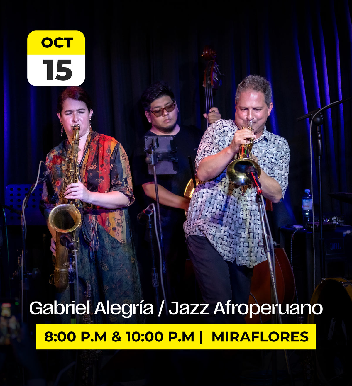 15 Oct | Gabriel Alegría Jazz Afroperuano