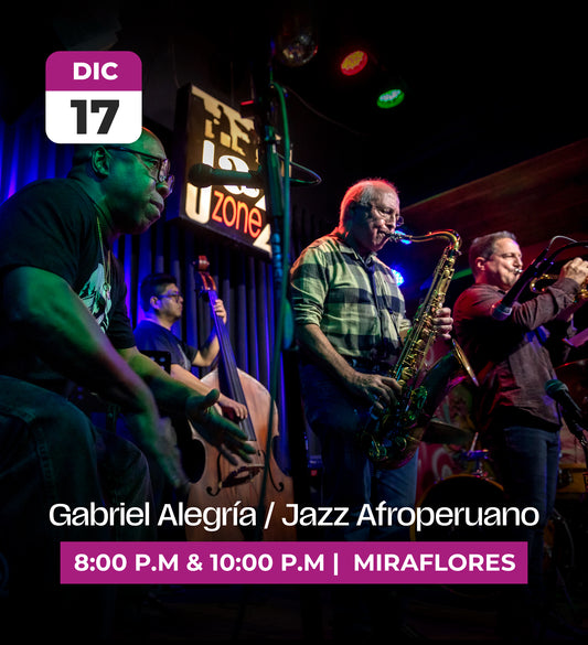 17 Dec | Gabriel Alegría Jazz Afroperuano