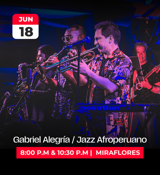18 Jun | Gabriel Alegría Jazz Afroperuano