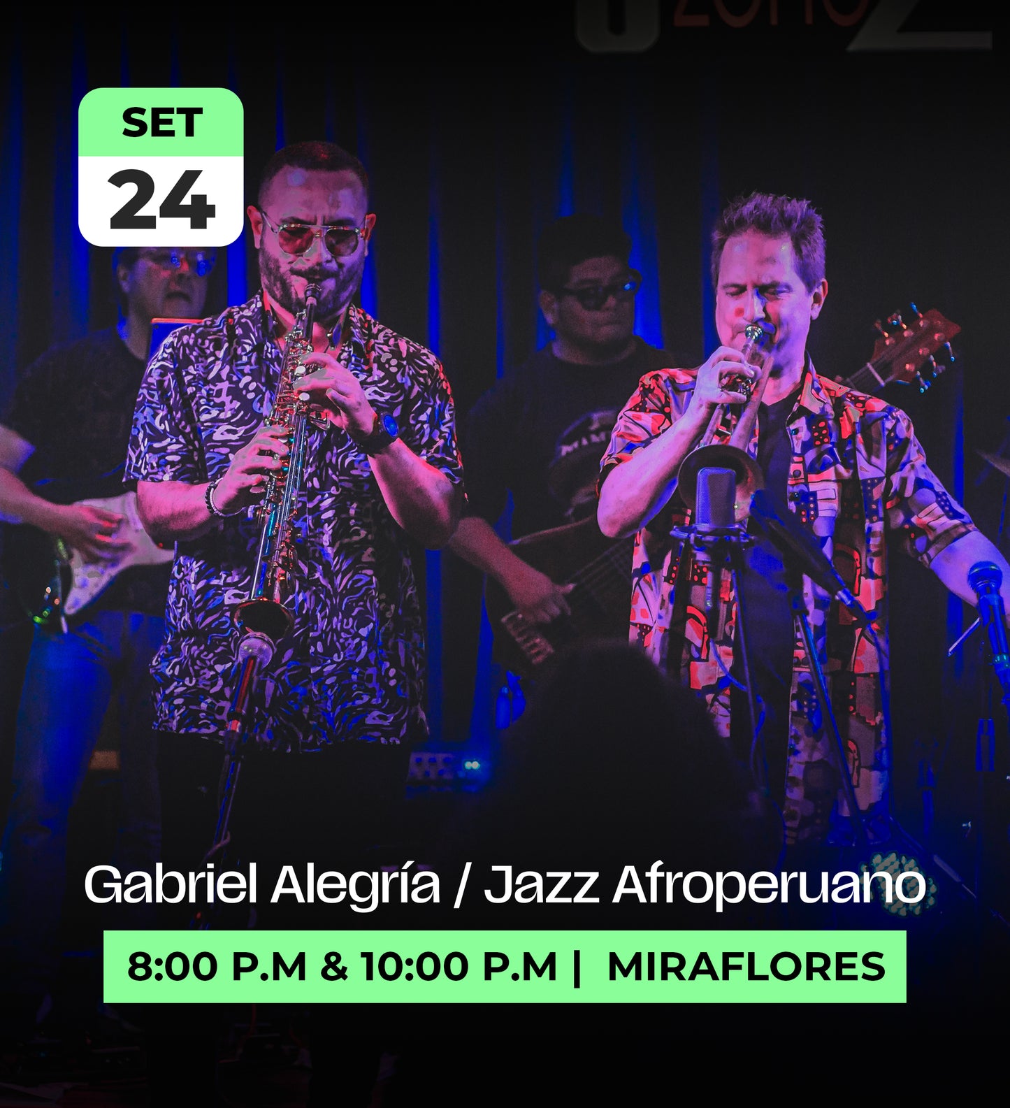 24 Set | Gabriel Alegría Jazz Afroperuano