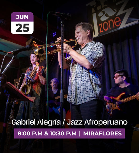 25 Jun | Gabriel Alegría Jazz Afroperuano
