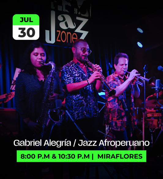 30 Jul | Gabriel Alegría Jazz Afroperuano