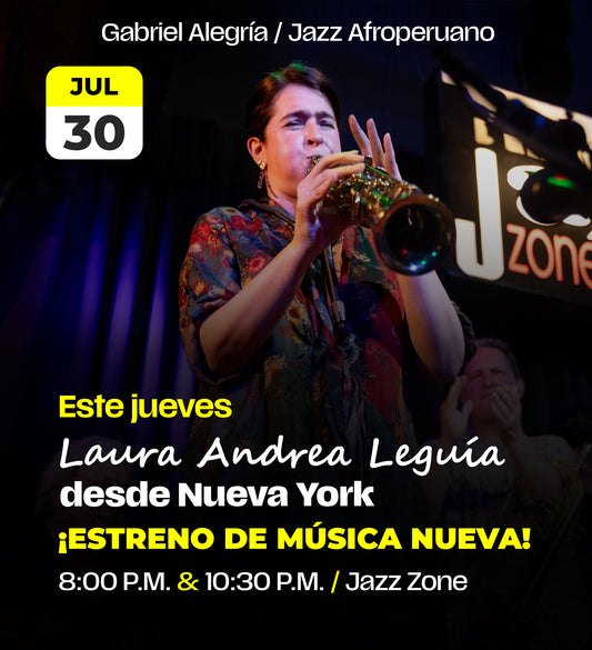 30 Jul | Gabriel Alegría Jazz Afroperuano